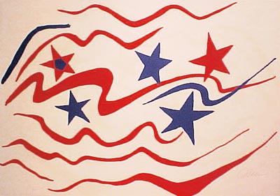 Alexander Calder - Stars and Stripes - Limited Edition Lithograph