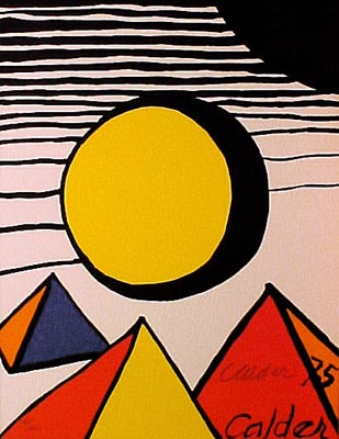 Alexander Calder - U.N. 30th Anniversary - Limited Edition Lithograph
