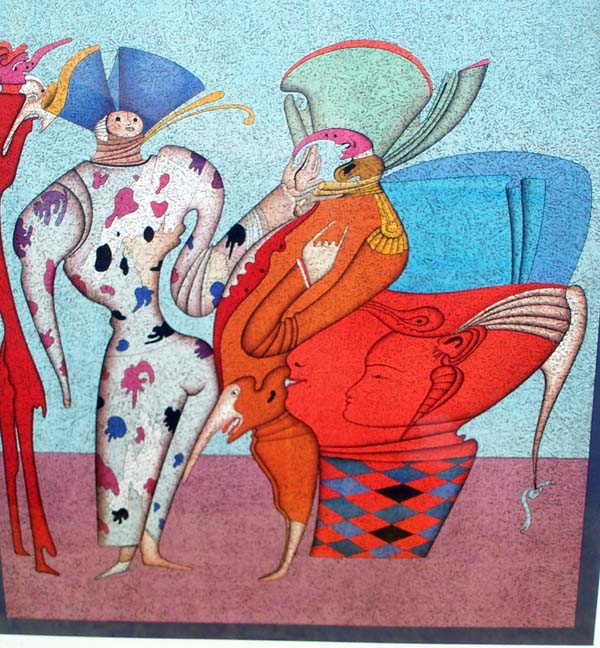 Mihail Chemiakin - Famile - Limited Edition Lithograph
