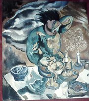 Sandro Chia - Alchemist Accident - Limited Edition Lithograph