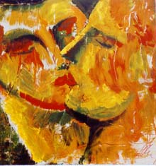 Sandro Chia - The Kiss - Limited Edition Serigraph