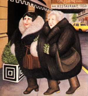 Beryl Cook - Bar and Barbara - Limited Edition Serigraph