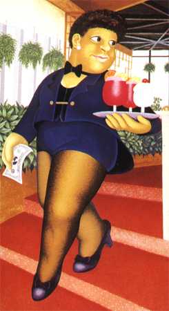 Beryl Cook - Cocktails for Three - Limited Edition Serigraph