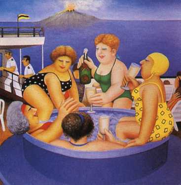 Beryl Cook - Cruising - Limited Edition Serigraph