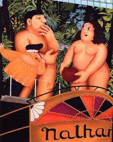 Beryl Cook - Nathans - Limited Edition Serigraph