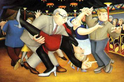 Beryl Cook - Tango - Limited Edition Serigraph