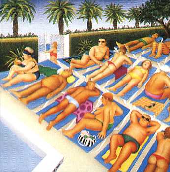 Beryl Cook - Tenerife Days - Limited Edition Serigraph