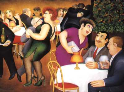 Beryl Cook - The Manipulators - Limited Edition Serigraph