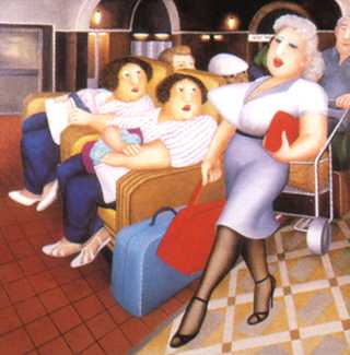 Beryl Cook - Twins - Limited Edition Serigraph
