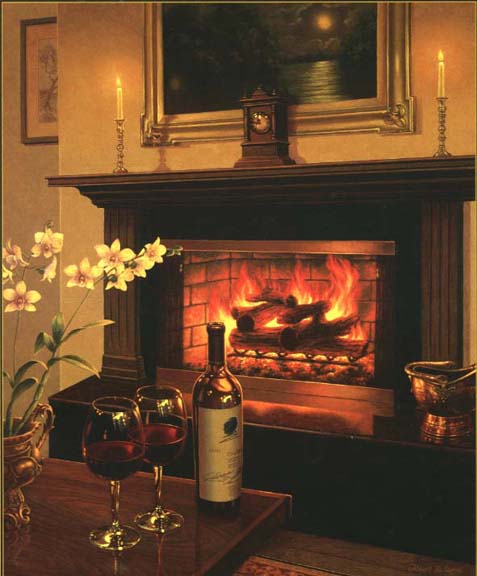 Robert Copple - Light my Fire - Limited Edition Giclee on Canvas