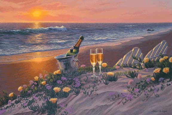 Robert Copple - Memories of Our Perfect 
			Day - Limited Edition Giclee on Canvas