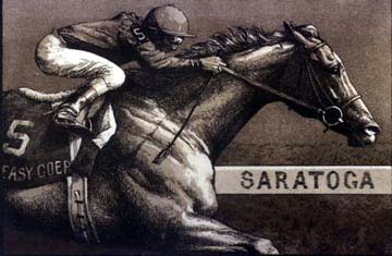 Jenness Cortez - Easy Goer - 1989 Travers Stakes - Limited Edition Lithograph