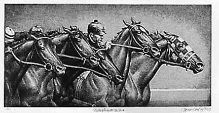 Jenness Cortez - Field of Dreams III - Limited Edition Etching