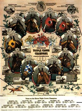 Jenness Cortez - Triple Crown Champions - Limited Edition Etching