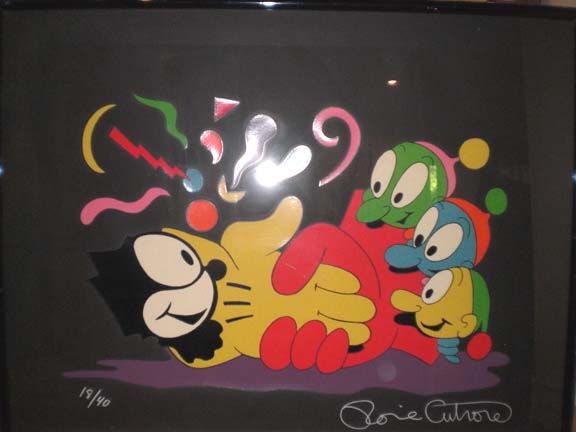 Ronnie Cutrone - Mighty Mouse - Limited Edition Serigraph