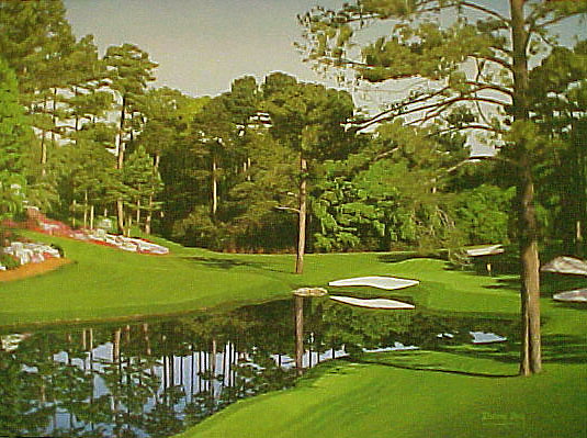 Danny Day - 16th at Augusta - Limited Edition Lithograph