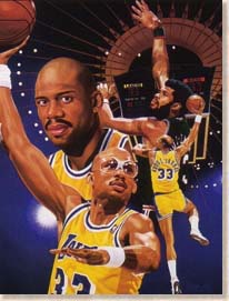 Danny Day - Kareem Abdul Jabbar - Limited Edition Lithograph