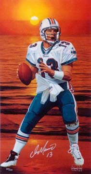 Danny Day - Dan Marino - Limited Edition Giclee