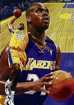 Danny Day - Shaq - Limited Edition Lithograph