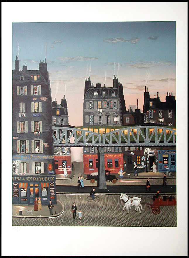 Michel Delacroix - Sept Heures du Matin - Limited Edition Lithograph