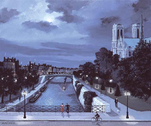 Michel Delacroix - Just the Two of Us - Limited Edition Serigraph on Canvas