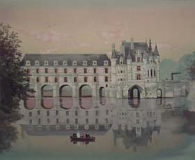Michel Delacroix - Chenonceaux - Limited Edition Lithograph