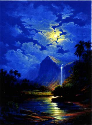 William DeShazo - Enchanted Falls - Limited Edition Giclee on Canvas