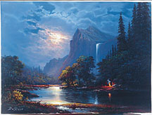 William DeShazo - Fire Light Falls - Limited Edition Ultrachrome