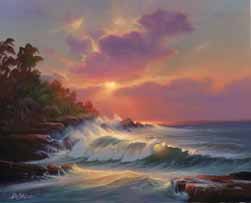 William DeShazo - Hawaiian Glow - Limited Edition Mixed Media