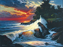 William DeShazo - Kona Sunset - Limited Edition Ultrachrome