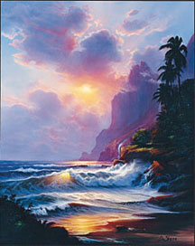 Herndon Fine Art offers authenticated William DeShazo fine art, including rare trademarked Ultrachrome prints, original oil seascapes, and luminist marine paintings.