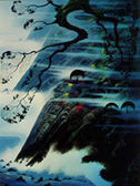 Eyvind Earle - Fog Light - Limited Edition Serigraph