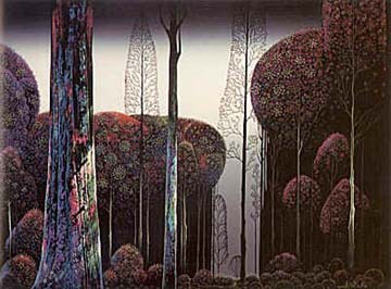 Eyvind Earle - Gothic Forest - Limited Edition Serigraph