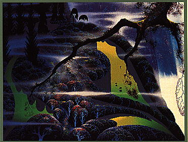 Eyvind Earle - Green Pastures - Limited Edition Serigraph