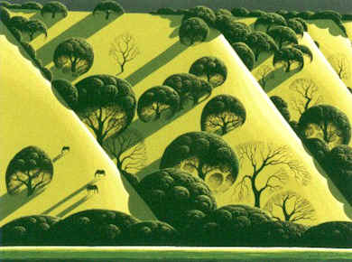 Eyvind Earle - Live Oak Country - Limited Edition Serigraph