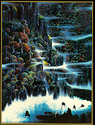 Eyvind Earle - Ocean Cliffs - Limited Edition Serigraph