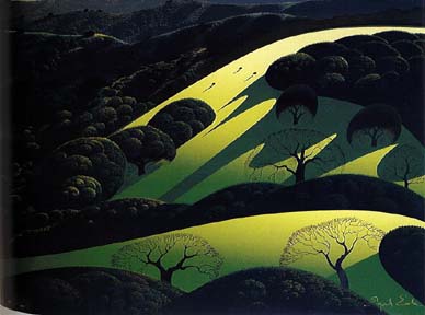 Eyvind Earle - Santa Ynez - Limited Edition Serigraph