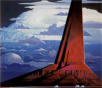 Eyvind Earle - Silent Thunder - Limited Edition Serigraph