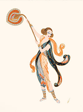  Erte - Balinese - Limited Edition Serigraph