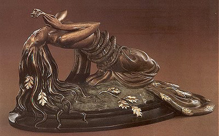 Erte - Perfume - Limited Edition Bronze Sculpture