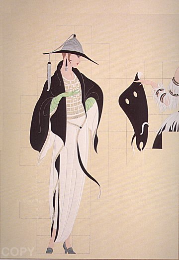  Erte - Haute Couture - Limited Edition Serigraph 