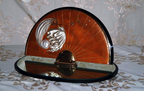Erte - Papillon - Limited Edition Bronze Table Mirror  