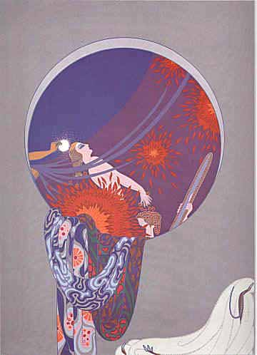  Erte - Natures Vanity - Limited Edition Serigraph