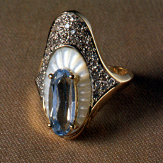  Erte - Alouette - Limited Edition Ring