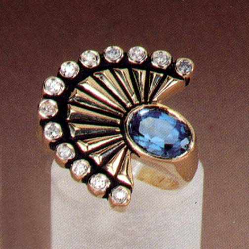  Erte - La Mer - Limited Edition Ring