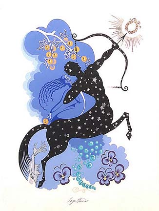  Erte - Sagittarius - Limited Edition Serigraph