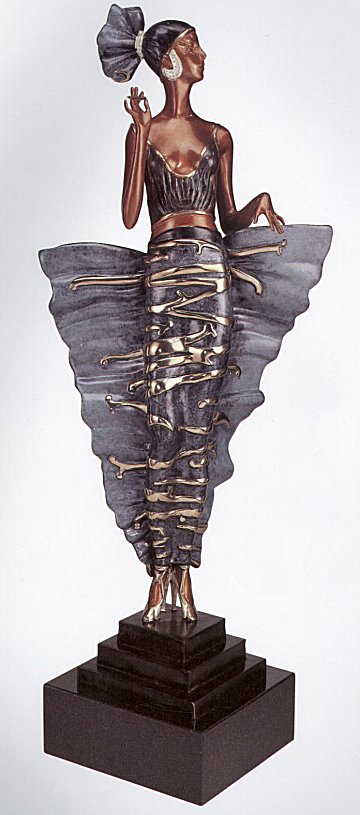 Erte - Femme Fatale - Limited Edition Bronze Sculpture