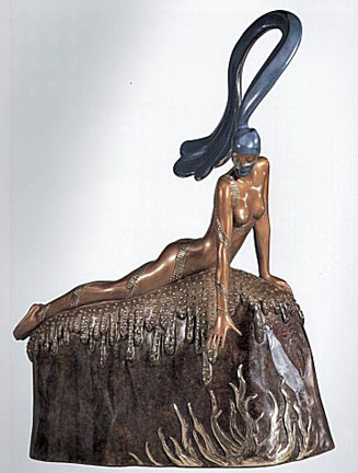 Erte - French Rooster - Limited Edition Bronze Sculpture