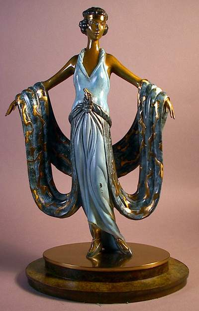 Erte - Gala - Limited Edition Bronze Sculpture
