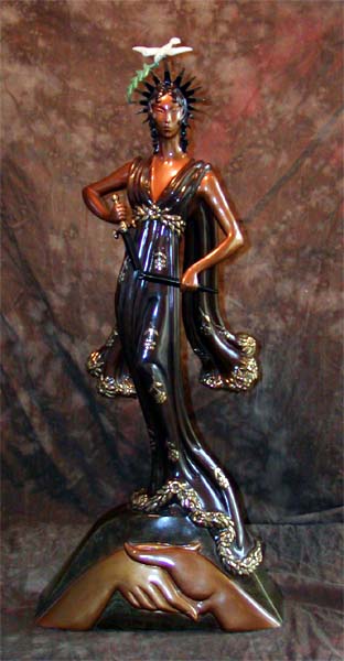 Erte - Peace - Limited Edition Bronze Sculpture